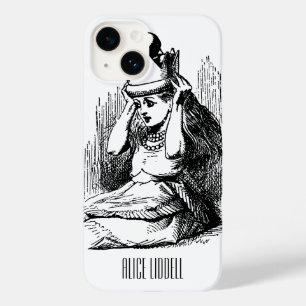 Vintage Alice im Wunderland, Alice mit Königinnenk Case-Mate iPhone Hülle