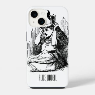 Vintage Alice im Wunderland, Alice mit Königinnenk iPhone Hülle