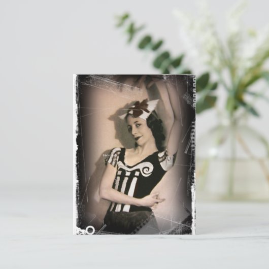 Vintage Alice im Wunderland Ballett Postkarte (Stehend Vorderseite)