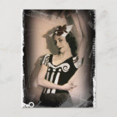 Vintage Alice im Wunderland Ballett Postkarte (Vorderseite)