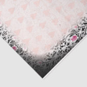 Vintage Alice im Wunderland Blumenparfüm Seidenpapier (Ausschnitt)