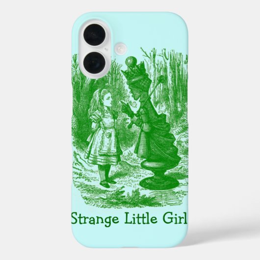 Vintage Alice im Wunderland Case-Mate iPhone Hülle (Rückseite)