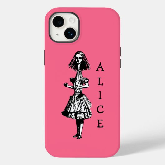 Vintage Alice im Wunderland Case-Mate iPhone Hülle (Rückseite)