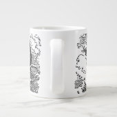 Vintage Alice im Wunderland, Cheshire Cat Jumbo-Tasse (Rückseite)