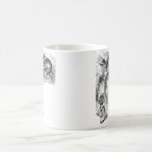 Vintage Alice im Wunderland, Cheshire Cat Kaffeetasse (Mittel)