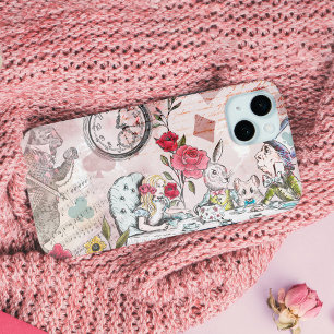 Vintage-Alice-im-Wunderland-Collage-Decoupage Case-Mate iPhone Hülle