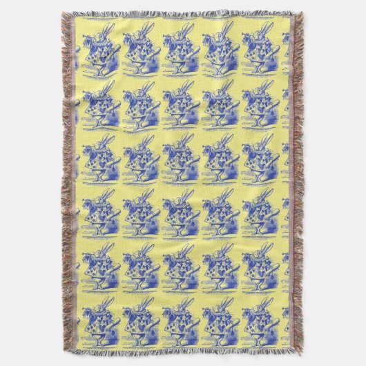 Vintage Alice im Wunderland Decke (Vorderseite Vertikal)