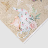 Vintage Alice im Wunderland Depot Seidenpapier (Ausschnitt)