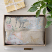 Vintage Alice im Wunderland Depot Seidenpapier (Geschenk)