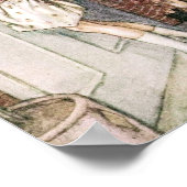 Vintage Alice im Wunderland Der Froschfußmann Poster (Ecke)