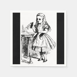 Vintage Alice im Wunderland Drink Me Paper Napkins Serviette