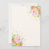 Vintage Alice im Wunderland Einladung zum Geburtst (Rückseite)