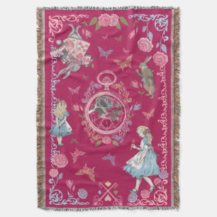 Vintage-Alice-im-Wunderland-Feinmärchen-Decoupage Decke