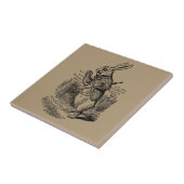 Vintage Alice im Wunderland Fliese (Seite)