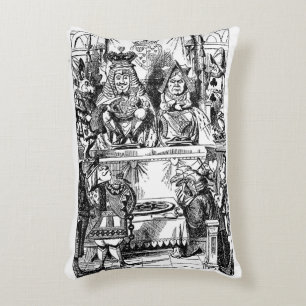 Vintage-Alice-im-Wunderland, Gerichtsverfahren der Dekokissen