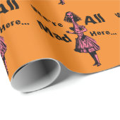 Vintage Alice im Wunderland Geschenkpapier (Rolleneckpunkt)