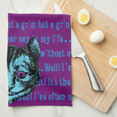 Vintage Alice im Wunderland Geschirrtuch (Viertel Falte)