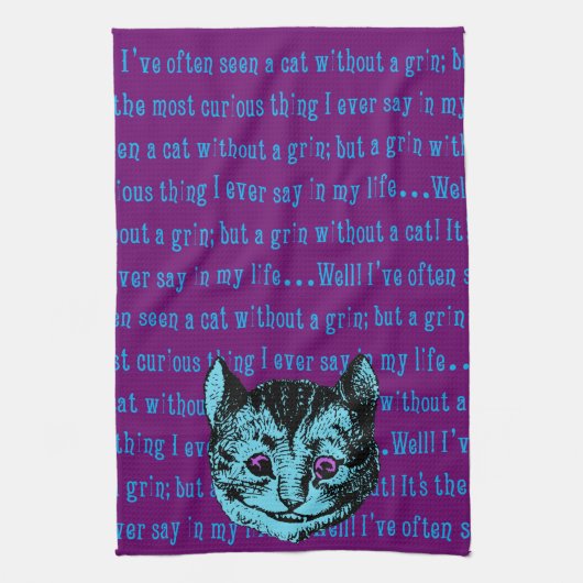 Vintage Alice im Wunderland Geschirrtuch (Vertikal)