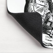 Vintage Alice im Wunderland, Griffin, Mock Turtle Mousepad (Ecke)