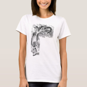 Vintage Alice im Wunderland, Grinsekatze T-Shirt