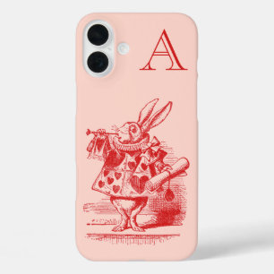 Vintage-Alice-im-Wunderland-Hase iPhone 16 Plus Hülle