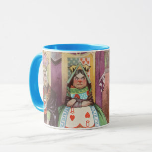 Vintage Alice im Wunderland, Herz-Königin Tasse