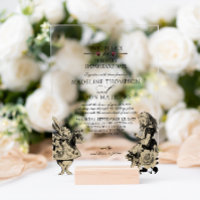 Vintage Alice im Wunderland Hochzeit