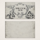 Vintage Alice im Wunderland Hochzeitspass (Vorne & Hinten)