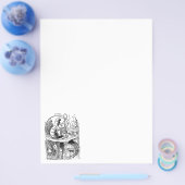 Vintage Alice im Wunderland Hookah Raupe Flyer (Einzeln)