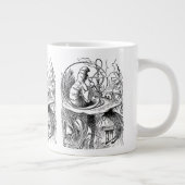 Vintage Alice im Wunderland Hookah Raupe Jumbo-Tasse (Rechts)