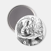 Vintage Alice im Wunderland Hookah Raupe Magnet (Vorderseite/Rückseite)