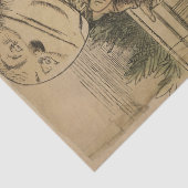 Vintage Alice im Wunderland Humpty Dumpty Seidenpapier (Detail)