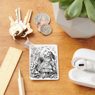 Vintage Alice im Wunderland, Kartenspielen Schlüsselanhänger