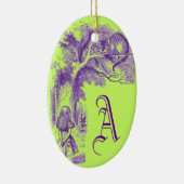 Vintage Alice im Wunderland Keramik Ornament (Rechts)