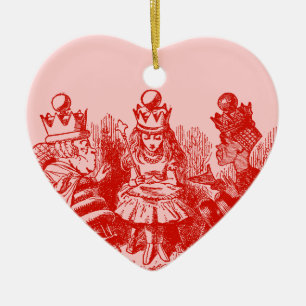 Vintage Alice im Wunderland Keramikornament