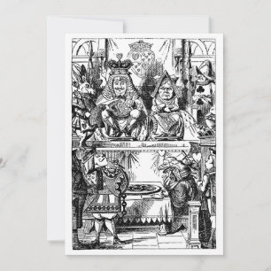 Vintage Alice im Wunderland, Königin des Herzens-P