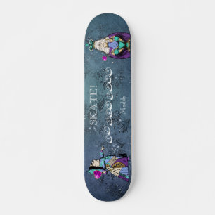 Vintage Alice im Wunderland Königin des Herzens Skateboard