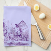 Vintage Alice im Wunderland Küchentuch (Viertel Falte)