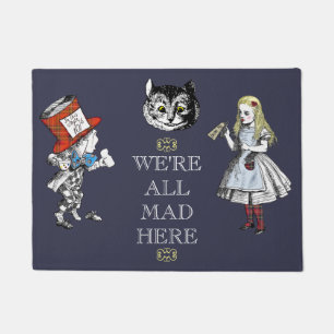 Vintage Alice im Wunderland-Kunst Fußmatte