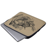 Vintage Alice im Wunderland Laptopschutzhülle (Vorne Knopf)