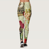 Vintage Alice im Wunderland Leggings (Rückseite)