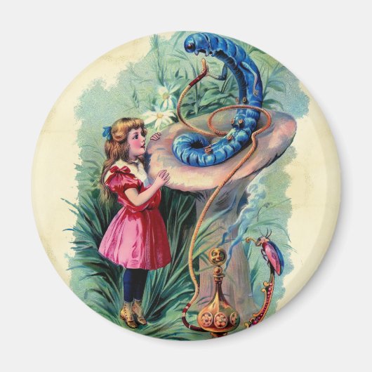 Vintage Alice im Wunderland Magnet (Vorne)