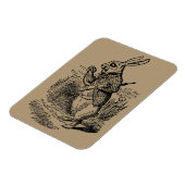 Vintage Alice im Wunderland Magnet (Linke Seite)