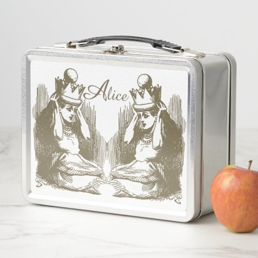 Vintage Alice im Wunderland Metall Brotdose (Beispiel)