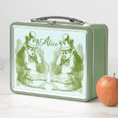 Vintage Alice im Wunderland Metall Brotdose (Beispiel)