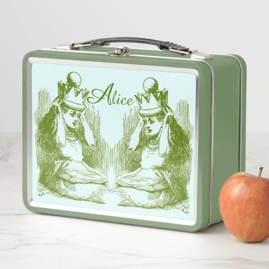 Vintage Alice im Wunderland Metall Brotdose (Beispiel)