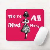 Vintage Alice im Wunderland Mousepad (Mit Mouse)