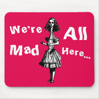 Vintage Alice im Wunderland Mousepad