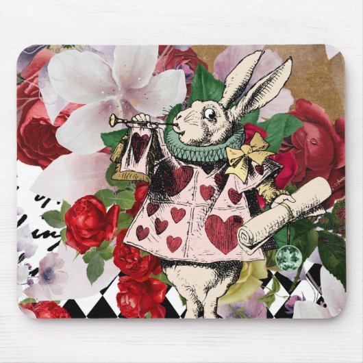 Vintage Alice im Wunderland Mousepad (Vorne)