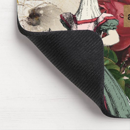 Vintage Alice im Wunderland Mousepad (Ecke)